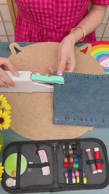 Mini Hand Sewing Machine | Portable Emergency Stitching Handheld Sewing Machine