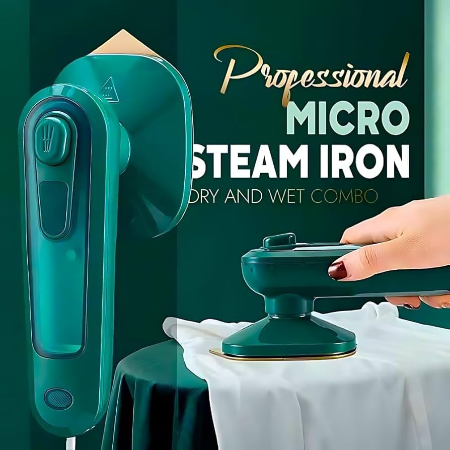 SwiftSteam | Portable Handheld Steam Iron | Dry & Wet Dual Mode, Fast Wrinkle Removal