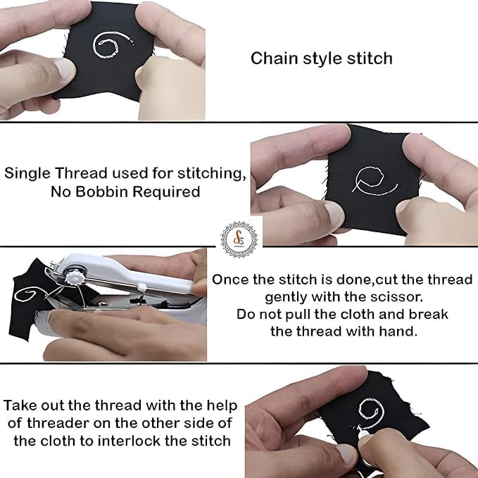 Mini Hand Sewing Machine | Portable Emergency Stitching Handheld Sewing Machine